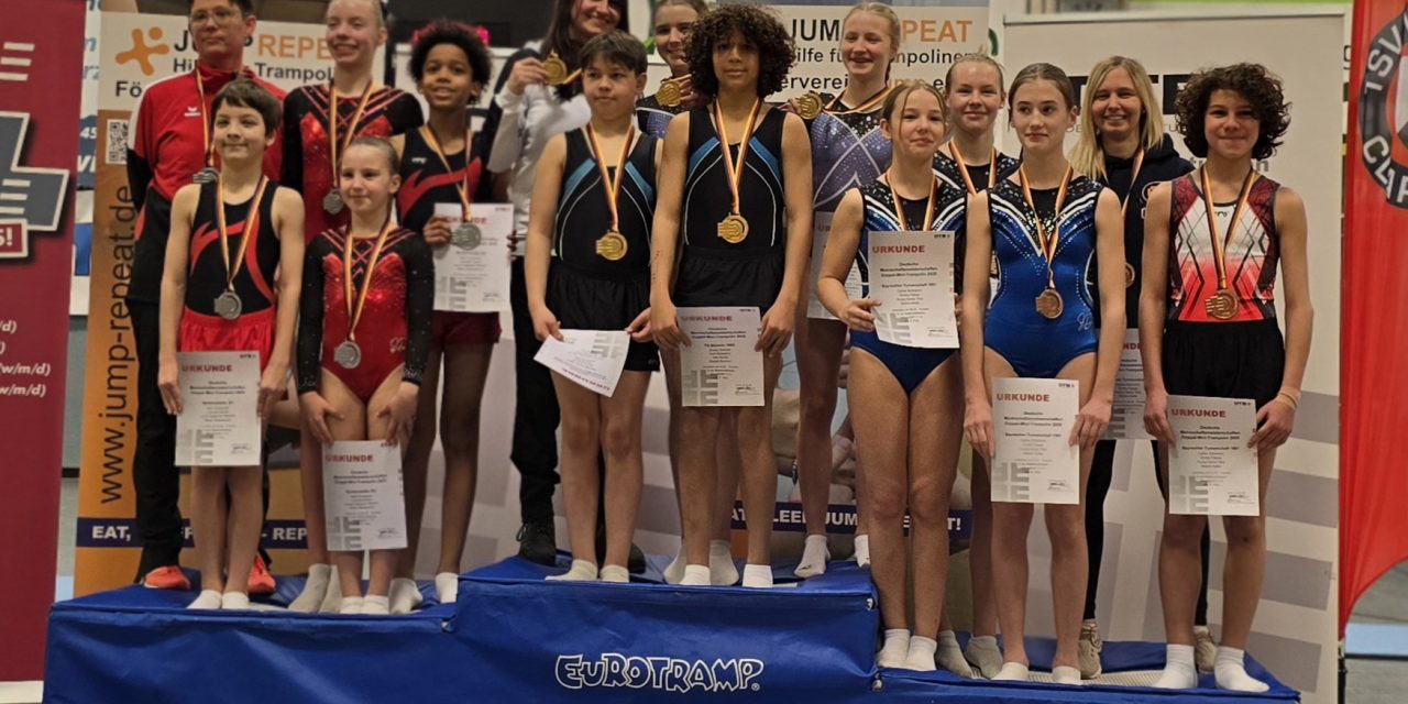 TG Münster feiert Erfolge bei Deutschen Meisterschaften und Deutschlandpokal im Doppel-Mini-Trampolin