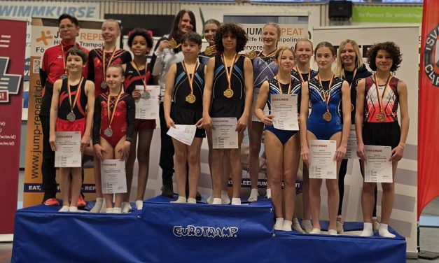 TG Münster feiert Erfolge bei Deutschen Meisterschaften und Deutschlandpokal im Doppel-Mini-Trampolin