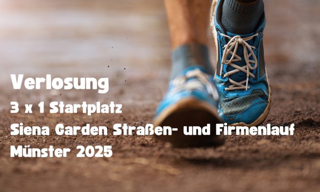Startplatzverlosung: 3 x 1 für den Siena Garden Straßen- und Firmenlauf 2025