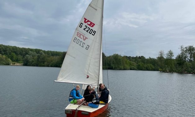 Segel-AG auf dem Hiltruper See