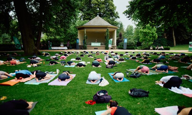 Sundowner-Yoga-Picknick begeistert über 160 Teilnehmende