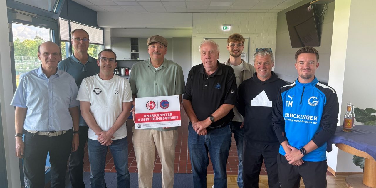FCG offiziell zum „Ausbildungsverein“ zertifiziert