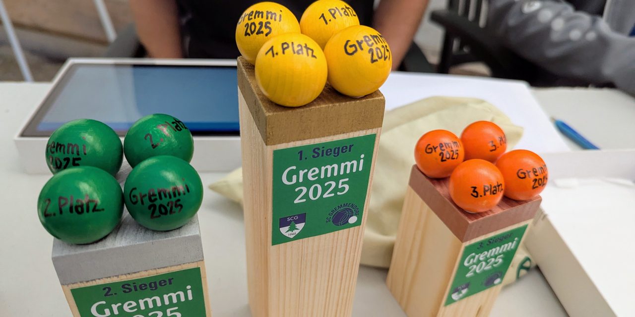 Gremmi ’25: Sieger und Überraschung beim Boule-Turnier