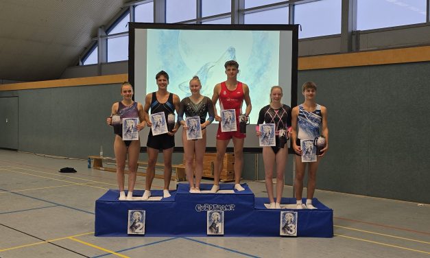 Erfolgreicher Auftritt der TG Münster beim Wölfe-Cup Trampolin in Wolfsburg