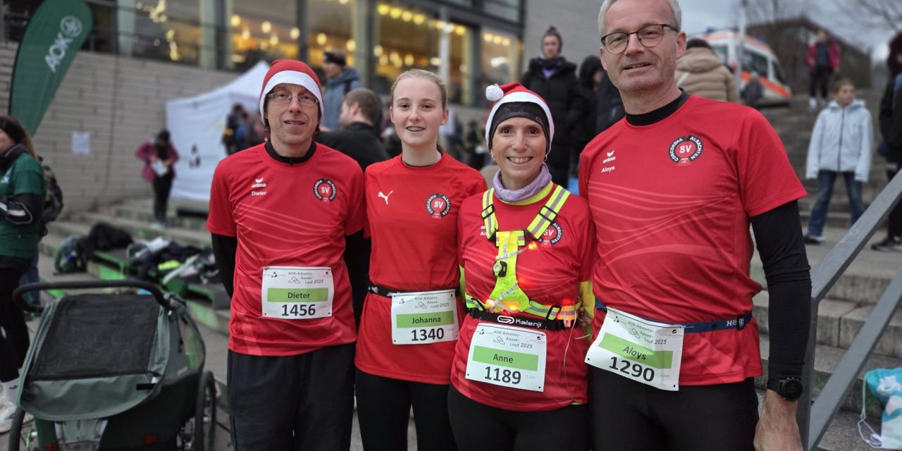 Advents-Aaseelauf – ein MUSS für die Laufgruppe Concordia Albachten