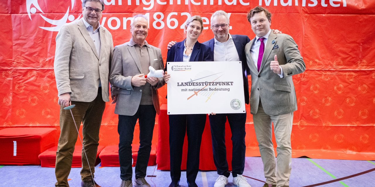 TG Münster als „Landestützpunkt von nationaler Bedeutung“ ausgezeichnet
