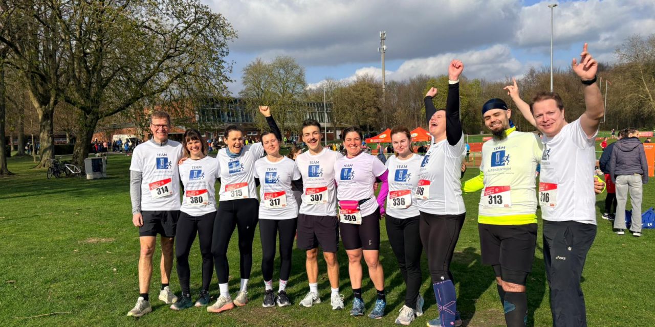 Gemeinsam unterwegs – das Augenzentrum beim Siena Garden Lauf