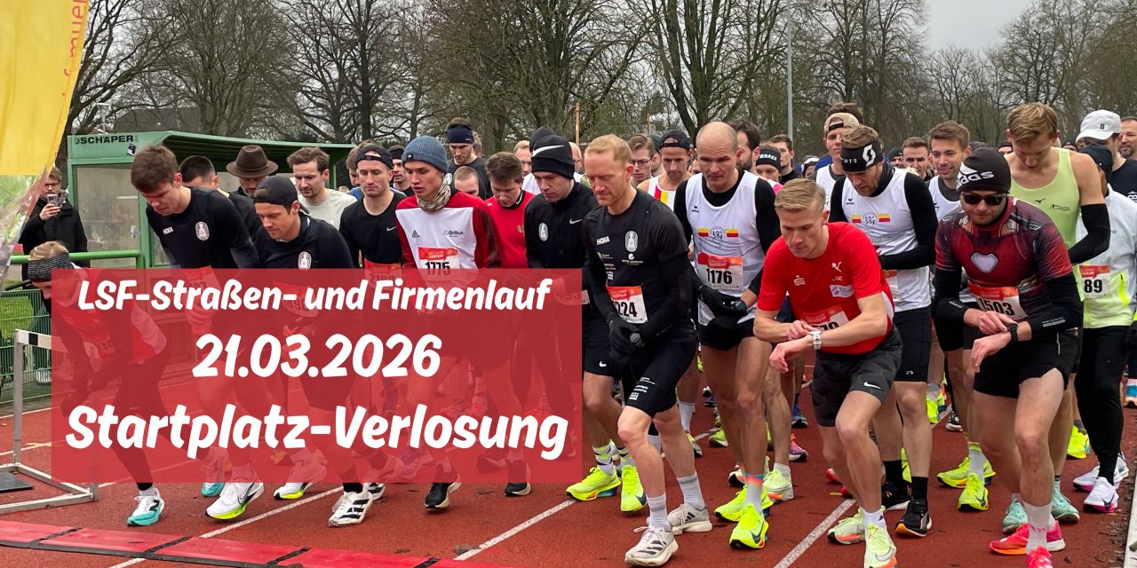 Startplatzverlosung – bis zum 15.03. mitmachen!