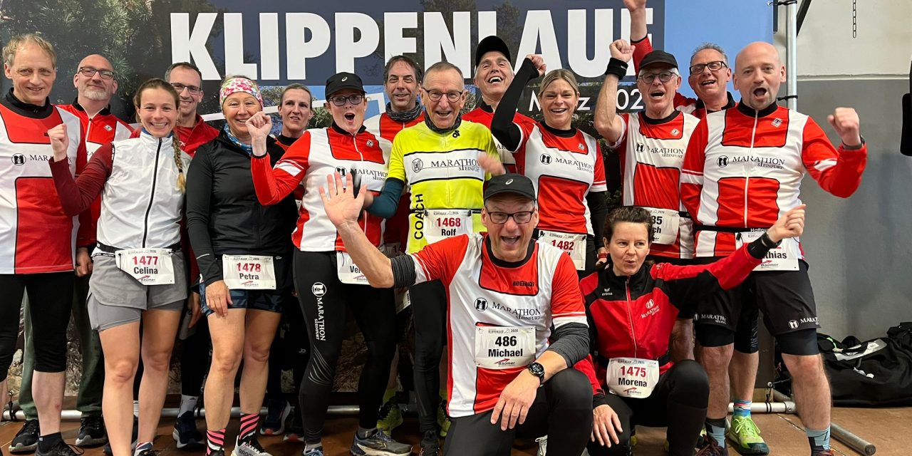Marathonis meistern Ibbenbürener Klippenlauf