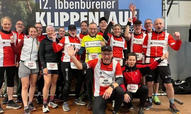 Marathonis meistern Ibbenbürener Klippenlauf