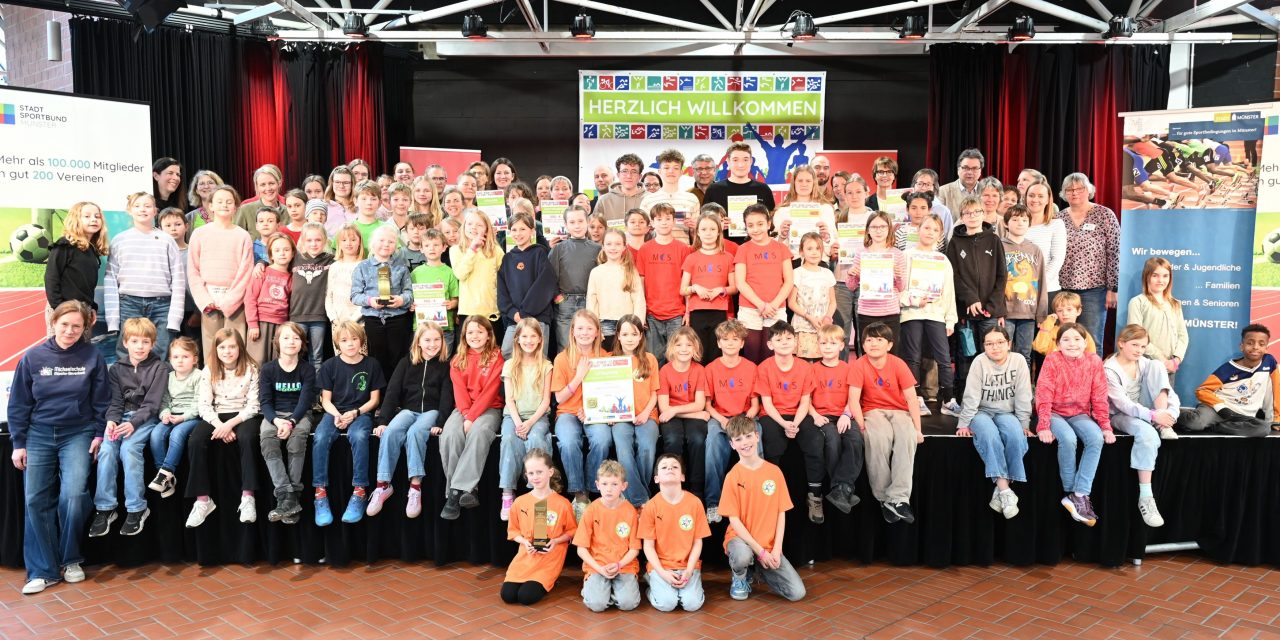 Sportabzeichen an Münsters Schulen immer beliebter: „Ein ganz besonderer Mannschaftssport“